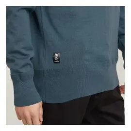 G-Star Herren. Premium Core R-Strickpullover blau (XL), Lässig, Nachhaltig, Recycelte Wolle