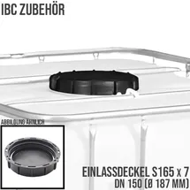 chengtud(cn) IBC Container Deckel PP schwarz,