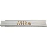 Heka Zollstock Mike 2 m, weiß