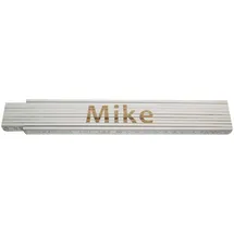 Heka Zollstock Mike 2 m, weiß