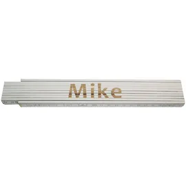 Heka Zollstock Mike 2 m, weiß