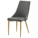 ebuy24 Esszimmerstuhl Leone Dunkel Grau 47 x 63 cm | Gr.: onesize