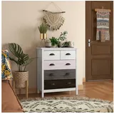 Homcom Kommode MDF, Kiefernholz