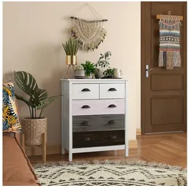 Homcom Kommode MDF, Kiefernholz