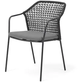 barths Burano Gartenstuhl 58,5 x 60 x 83,5 cm grau 4 St.