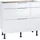 OPTIFIT Unterschrank Tara 90 x 58,4 x 87 cm Weiß