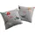 Wirth Kissenbezug Planes Lima 50 x 50 cm Grau