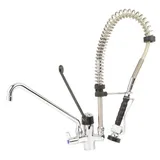 BE-Gastro I Profi Gastro Geschirrbrause „Premium“ inkl. Wasserhahn, Mischbatterie & ergonomischem Langhebelgriff I Gastrobrause mit Zubehör (60cm)