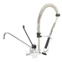 BE-Gastro I Profi Gastro Geschirrbrause „Premium“ inkl. Wasserhahn, Mischbatterie & ergonomischem Langhebelgriff I Gastrobrause mit Zubehör (60cm)