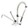 BE-Gastro I Profi Gastro Geschirrbrause „Premium“ inkl. Wasserhahn, Mischbatterie & ergonomischem Langhebelgriff I Gastrobrause mit Zubehör (60cm)