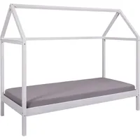 Interlink Hausbett Sun Road 90 x 200 cm Kiefer massiv weiß