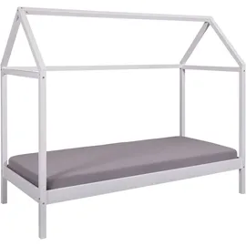 Interlink Hausbett Sun Road 90 x 200 cm Kiefer massiv weiß