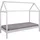 Interlink Hausbett Sun Road 90 x 200 cm Kiefer massiv weiß