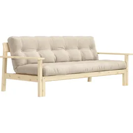 Karup Design "Unwind", Schlafsofa clear/beige 218x92x88 cm / 218x145x76 cm