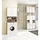 abamihome Akord Hochschrank 30 x 140 cm Weiß Holz