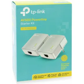 TP-Link AV600 Powerline Adapter Kit TL-PA4010KIT 600 Mbps 2 Adapter