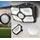 ChiliTec LED Solar Wandleuchte 'SWL 722' PIR Bewegungsmelder, 72 LEDs, IP65