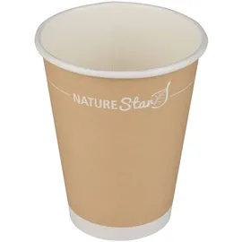 Nature Star Kaffeebecher Papier 300 ml 50 St. Braun