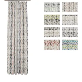 Wirth Vorhang WIRTH "Berlare", braun, B:132cm H:155cm, Baumwolle, Polyester, Gardinen, nach Maß