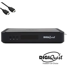 DIGIQuest Q80 4K Satellit, Terrestrisch 4K Ultra HD Schwarz