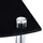 vidaXL Regal mit 4 Ablagen Schwarz 30x30x100 cm Hartglas