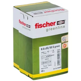 Fischer Nageldübel 6 x 80/50 S 45 Stück
