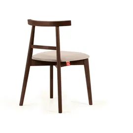 Konsimo Holzstuhl LILIO creme 2er Set