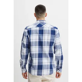 !Solid Langarmhemd Blau M