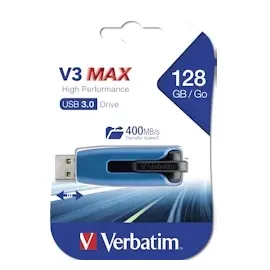 Verbatim Store 'n' Go V3 Max 128 GB blau/schwarz USB 3.0