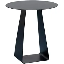 M2 Kollektion Beistelltisch FREDDY Ø 45 cm - Schwarz, Metall,
