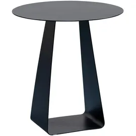 M2 Kollektion Beistelltisch FREDDY Ø 45 cm - Schwarz, Metall,