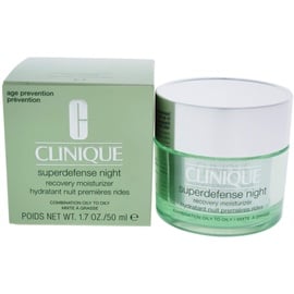 Clinique Superdefense Night Recovery Moisturizer combination oily to oily skin 50 ml