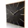 Flexistyle Moderne große Wanduhr 60,0 cm Exact ECO Schwarz