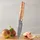 Zayiko Kinone Damast Officemesser 8 cm Wurzelholzgriff Birke