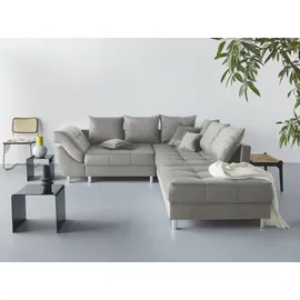 Collection AB Ecksofa »(Spar-Set) Innsbruck L-Form und Hocker« Ecksofa und Hocker, Recamiere links oder rechts montierbar