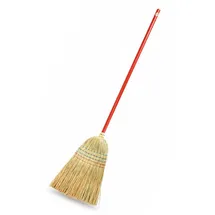 Peggy Perfect Stiel Reisstrohbesen 130 cm Rot 5 St.