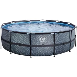 EXIT TOYS Stone Pool 450 x 122 cm inkl. Filterpumpe
