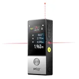 MiLESEEY D9 Pro Laser-Entfernungsmesser mit visueller Ausrichtungsanzeige, 100m professionelles Laser-Messgerät mit IPS-Touchscreen-Schnittstelle, 14 Messmodi, P2P, Live-Winkelanzeige, APP-Sync