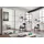 WIMEX Schwebetürenschrank England 360 x 236 x 65 cm Grau/Schwarz