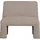 Woood Sessel Lavid Webstoff 74 x 73 x 84 cm Beige gepolstert