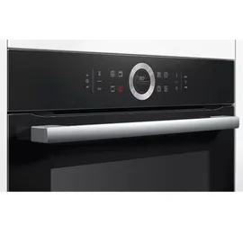 Bosch HERDSET BOSCH Backofen XXL EcoClean + Induktionskochfeld QuickStart rahmenlos autark 60 cm