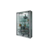 VCM Wandvitrine Vitrosa Mini 59 x 18 x 91,3 cm Silber