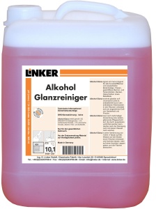 Linker Alkohol-Glanzreiniger, Reinigungsalkohol mit speziell ausgewählten Tensiden, 10,1 Liter - Kanister