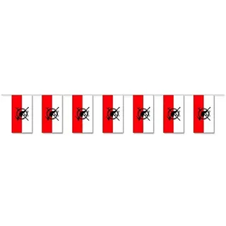 Everflag Papierfahnen-Kette 5m : Feuerwehr