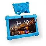 AngelTech Kinder-Tablet Slim – 7 Zoll - 3GB RAM + 4GB Virtual RAM - 64 + 64GB Speicher (Blau)