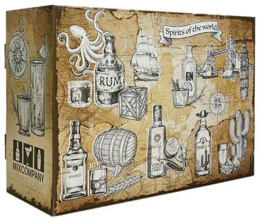 Spirituosen Box Tasting Set (24 verschiedene Spirituosen, Probierset, Geschenkset)