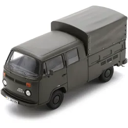 Volkswagen T2 Doppelkabine Bundeswehr olivgrün Modell von Schuco 1:35