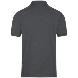 TRIGEMA Poloshirt TRIGEMA "TRIGEMA Poloshirt DELUXE Piqué", Herren, Gr. XL, grau (anthrazit, melange), 100% Baumwolle, Basic, Shirts