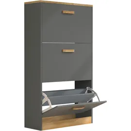 VCM Halom M 105 x 59 x 22 cm schwarz / schwarz