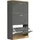 VCM Halom M 105 x 59 x 22 cm schwarz / schwarz